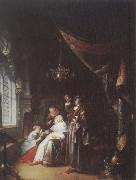 Gerrit Dou The Dropsical Lady oil painting